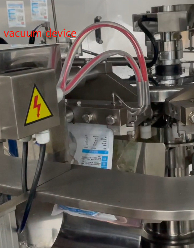 Máy đóng gói cân SS 304 Hệ thống đóng gói xưởng đóng gói tôm Icy Trọng lượng mục tiêu 200g ~ 1500g
