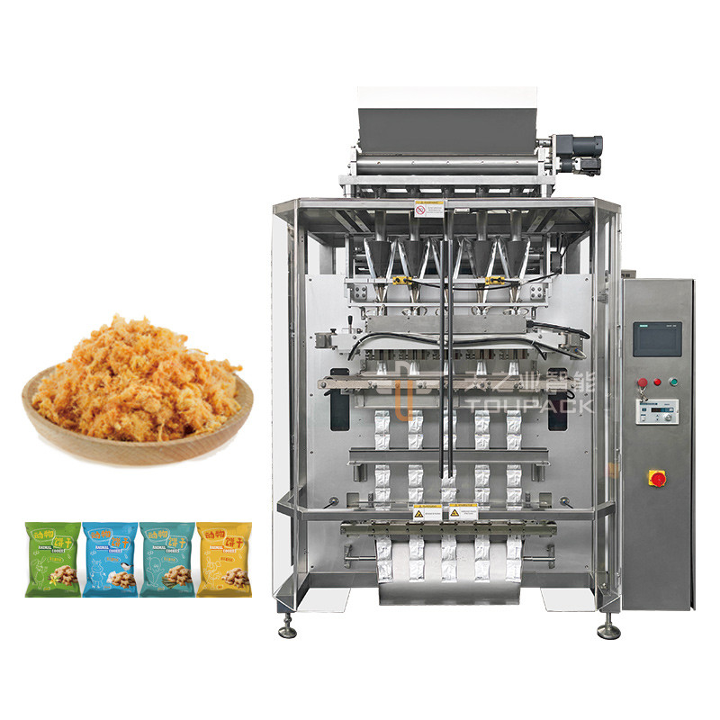 Tự động 20g 40g 80g nhiều dòng đồ uống thể thao hỗn hợp thanh gói bột nạp máy 4 dòng bột đóng gói máy thanh