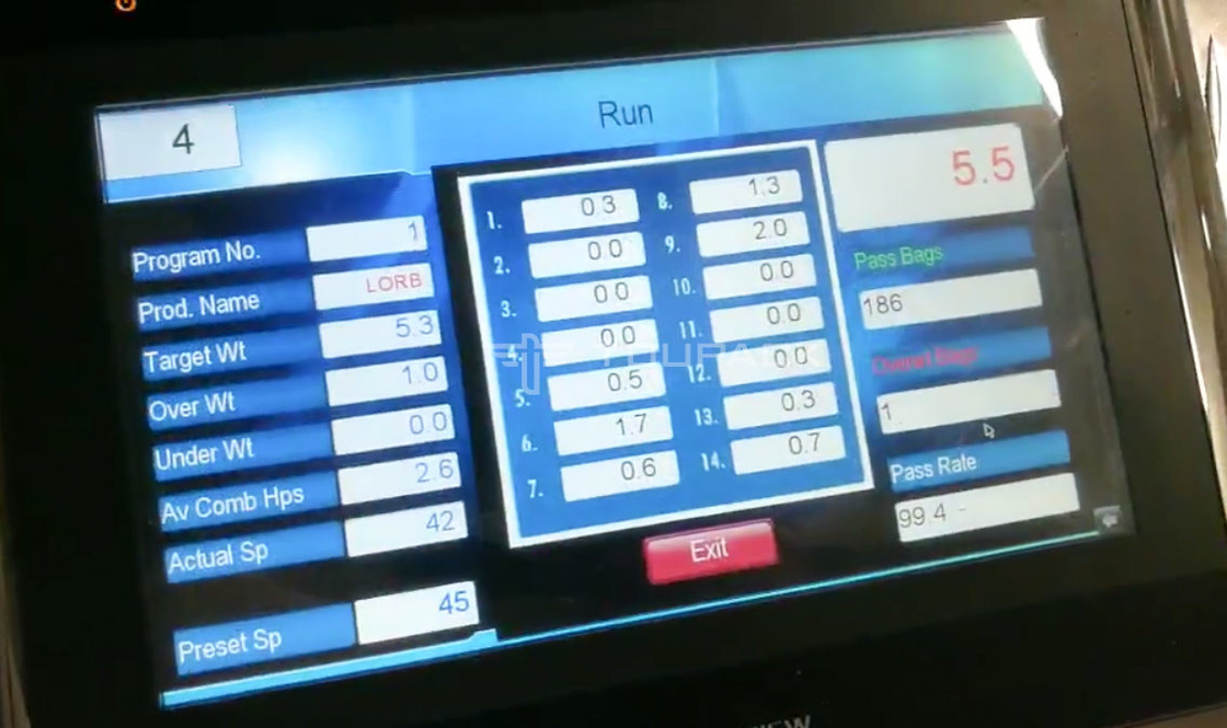 Máy đóng gói cân thẳng đứng hoàn toàn tự động cho lá trà khô lá vịnh với 14 đầu Multihead Weigher