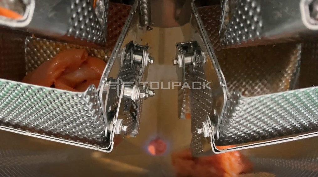 Gà tươi Chicken Sheep thịt lợn thịt bò Multihead Weigher 14 đầu Máy nạp thịt vít
