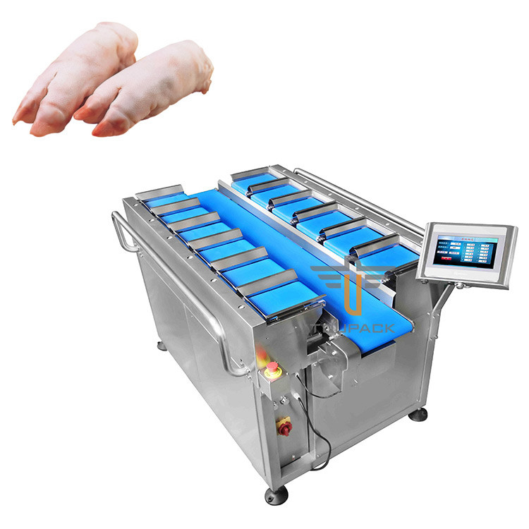 Tự động loại đai đa đầu kết hợp cân kiểm tra máy cân cho chân lợn