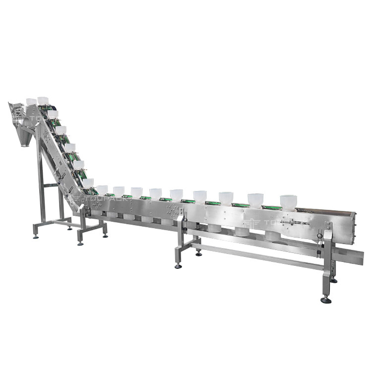 Tự chỉnh kích thước Stainless Steel Bowl Conveyor hình Z cho thực phẩm Dumpling Conveyor dây chuyền bóng thịt