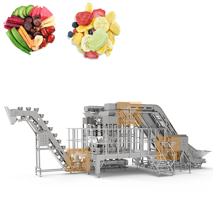 Hệ thống trộn và cân trái cây đông lạnh 20 đầu 24 đầu 32 đầu Máy cân rau đông khô