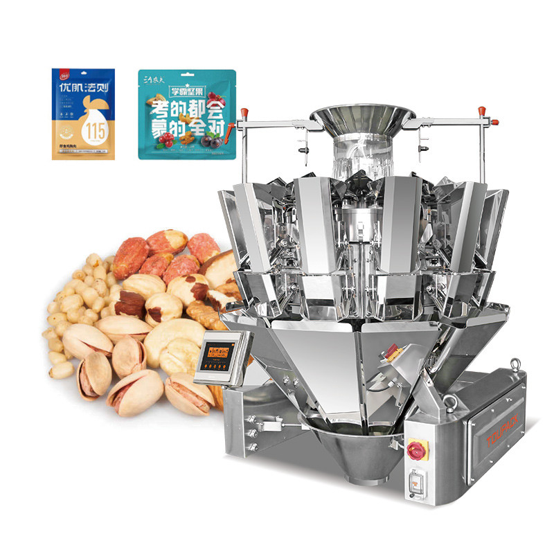 Tự động hạt cà phê hạt hạt Granule đứng lên túi tiền làm túi Doypack điền nhiều đầu cân bao bì máy