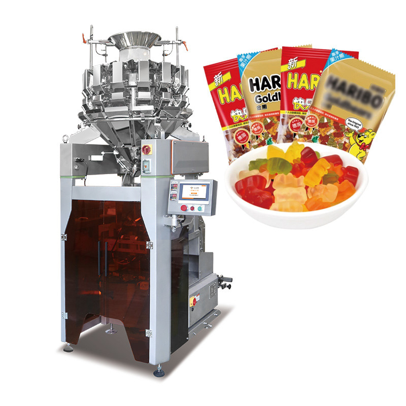 Máy đóng gói đồ ăn nhẹ tự động Ngô Pop Chips khoai tây nhỏ đồ ăn nhẹ Thực phẩm Máy đóng gói dọc cho đồ ăn nhẹ