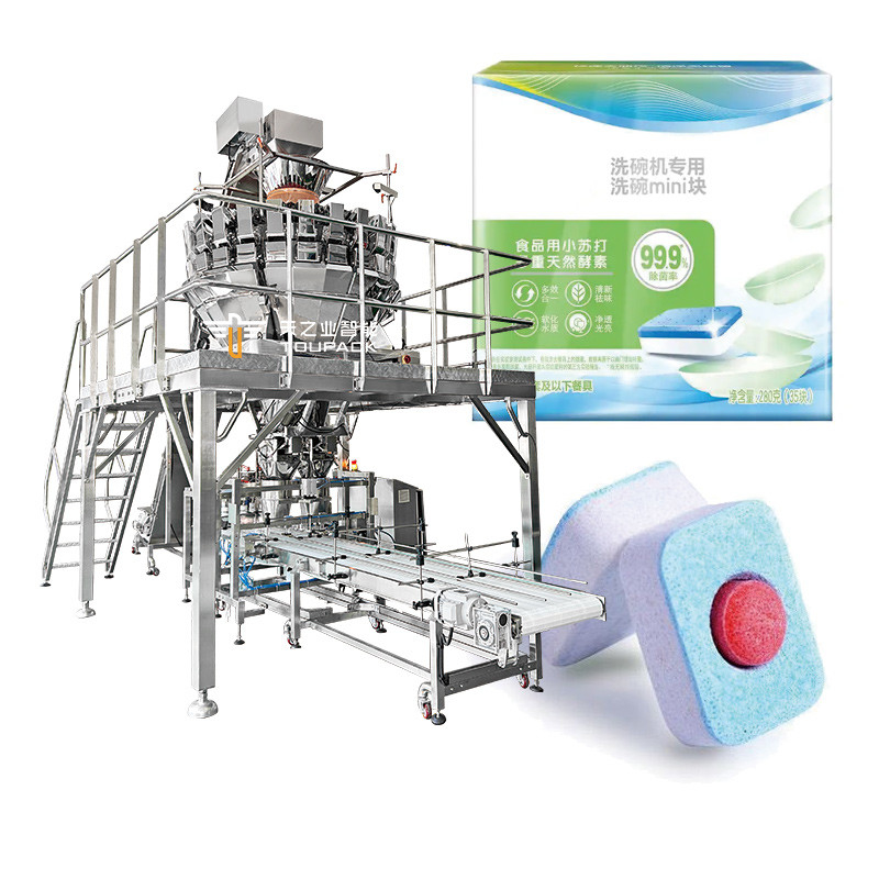 Máy đóng gói chất tẩy rửa máy rửa chén chất tẩy rửa máy đóng gói túi túi máy rửa chén gel túi hộp máy đóng gói