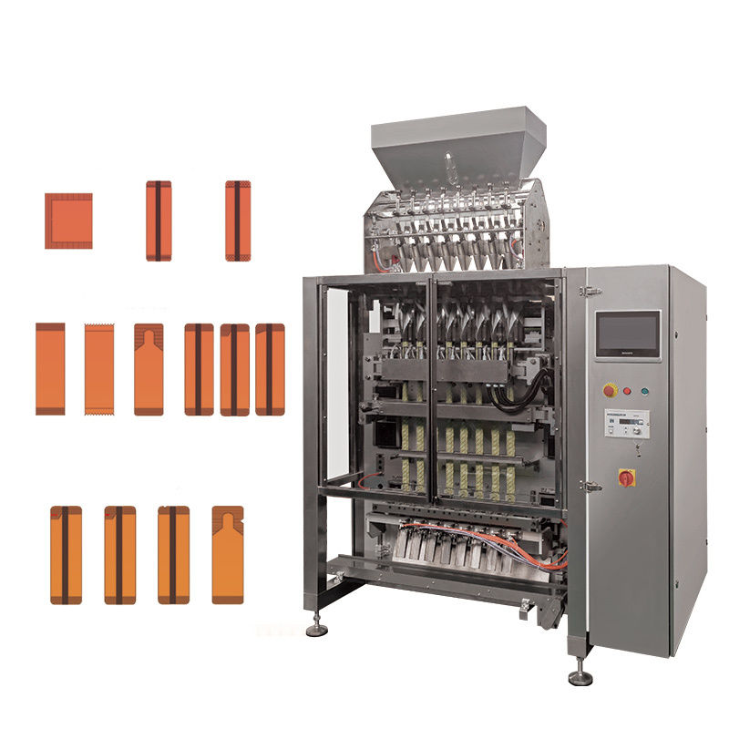 Máy đóng gói và làm đầy ketchup hoàn toàn tự động Vffs Máy đóng gói nước sốt cà chua đa đường thẳng đứng 4 mặt