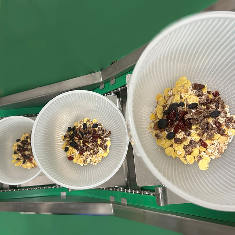 Máy chiết rót và đóng gói cho các loại hạt hỗn hợp, đậu phộng khô và nhân hạt, đồ ăn nhẹ, chai nhựa, máy chiết rót chai