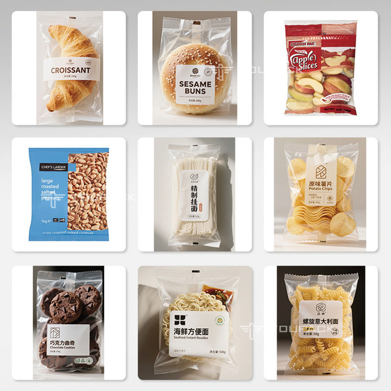 Multifunctional Automatic Horizontal Candy Food Bread Chocolate Plastic Bag Flow Pillow Flowpack Packing Machine