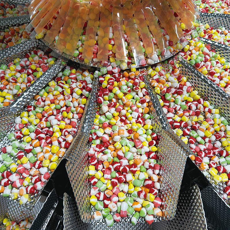 Full Automatic Vertical Packaging Machine for Shrimp Chips with 60~100BPM Speed 10g-300g Weighing Range and 220V Power