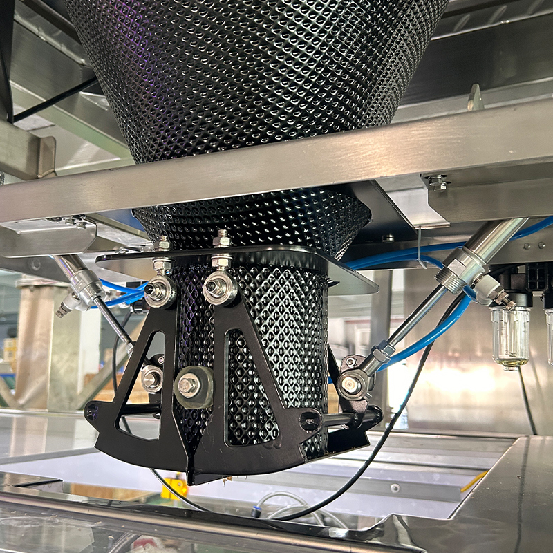 Máy đóng gói bao bì định lượng sẵn sàng ăn thịt bò nhiều đầu cân