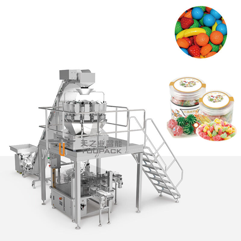 Máy đóng gói lon tự động Máy đóng gói lon Máy hút chân không và xả khí nitơ cho đóng gói lon hình trụ