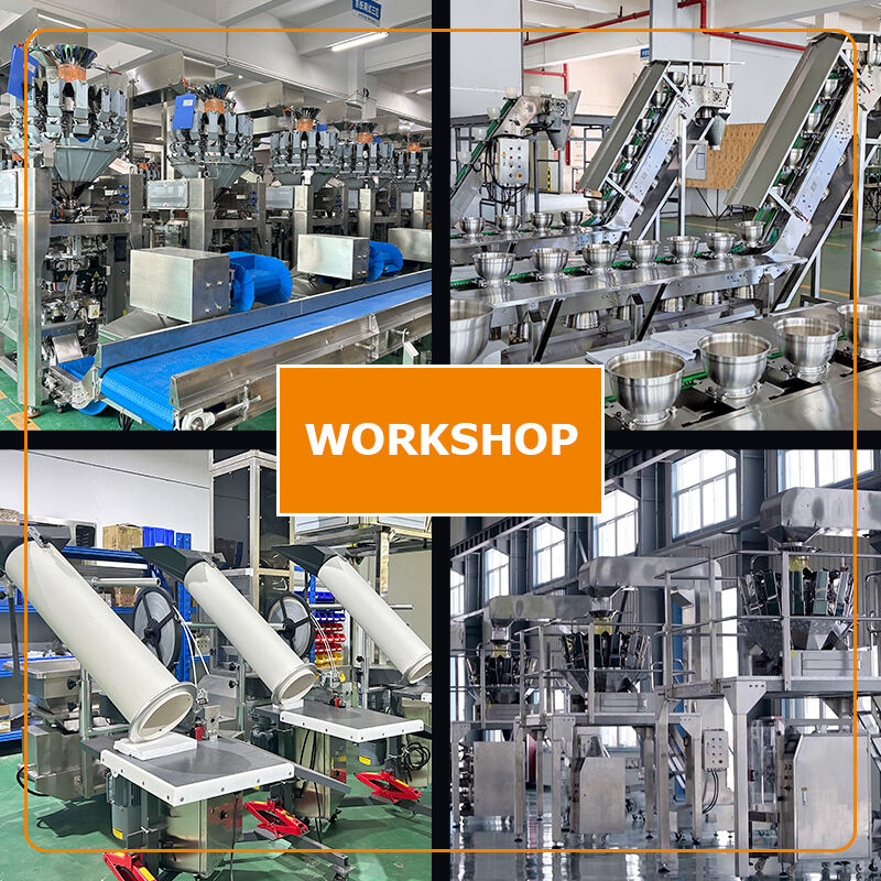 Máy đóng gói túi định hình đa chức năng tốc độ cao 300BPM với bộ cân nhiều đầu cho hạt hướng dương và các loại hạt