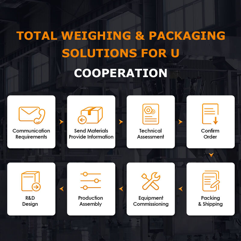 Máy đóng gói bữa ăn sẵn có vít định lượng, khay đóng gói với vít cấp liệu và cân định lượng đa đầu