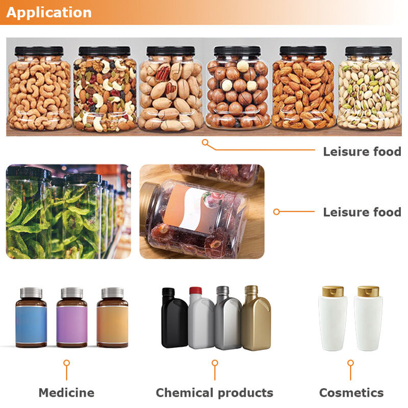 Automatic Snack Biscuit Can Filling Packaging Line Industrial Cans And Jars Food Filling And Packaging Machine