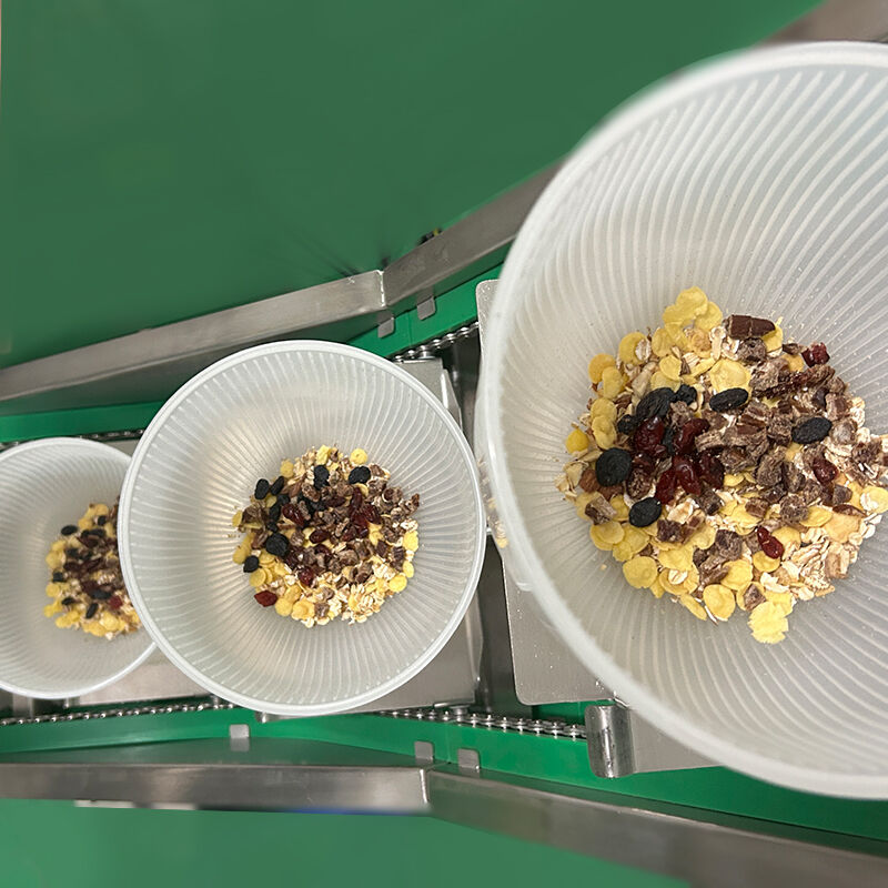 Máy đóng gói thức ăn cho thú cưng tốc độ cao cân định lượng đa đầu cho thức ăn viên và đồ ăn nhẹ