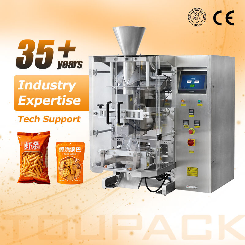 Dây chuyền đóng gói thực phẩm dạng phồng chất lượng cao có cân nhiều đầu, 30-60 túi/phút