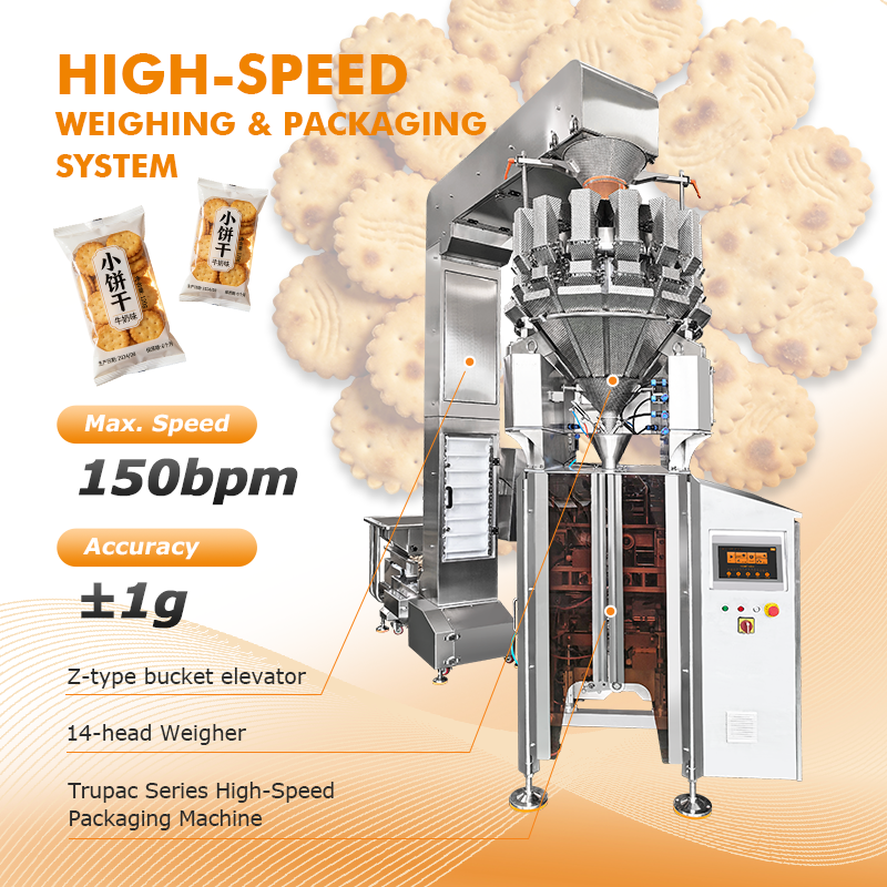 Automatic Vertical Form Fill Seal Machine for 200g-1000g Food Packaging with 150 bags/min and Intelligent Control System