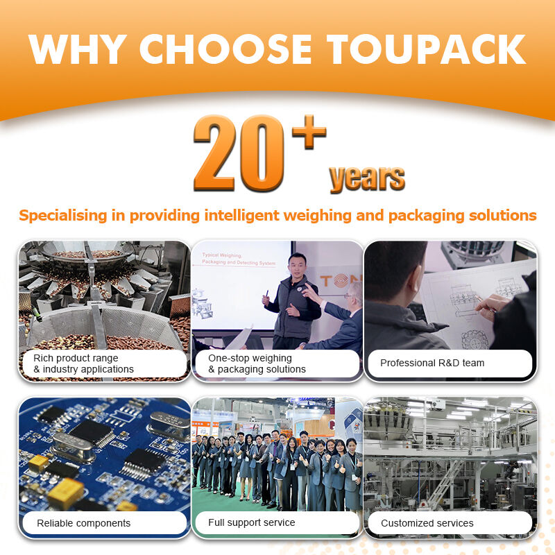 Máy đóng gói túi quay tự động tốc độ cao Máy đóng gói Doypack với Máy cân nhiều đầu 10/14 đầu