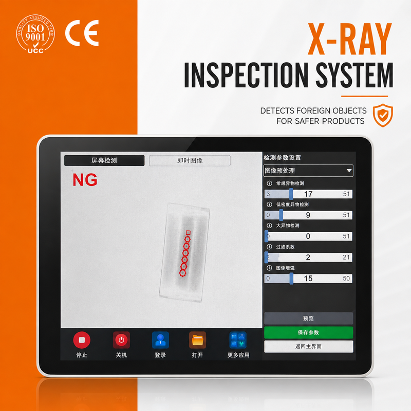 Máy kiểm tra tia X thực phẩm để phát hiện vật thể lạ | Dòng TOUPACK TTX
