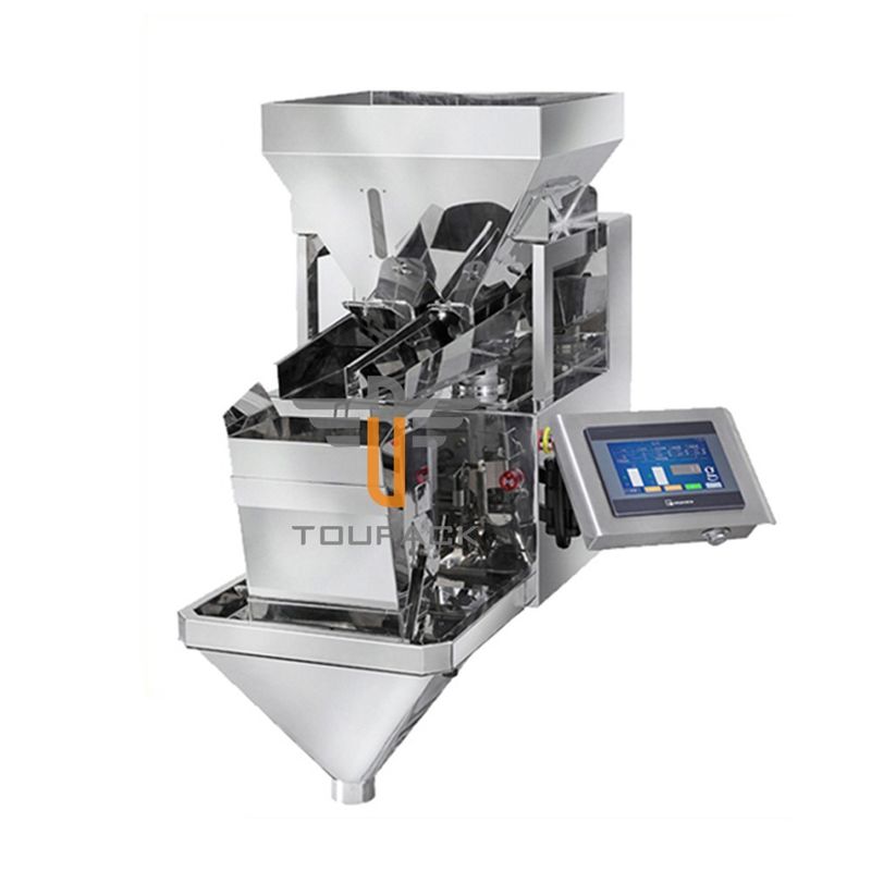 Phê duyệt CE Máy đóng gói cân tuyến tính 8.0L Màn hình cảm ứng màu 7 ''