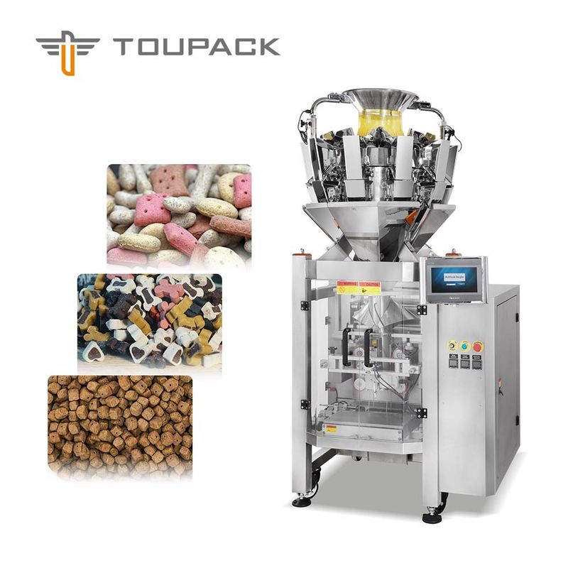 Máy cân đóng gói tất cả trong một 10 đầu 0,8 L / 1,6 L cho kẹo