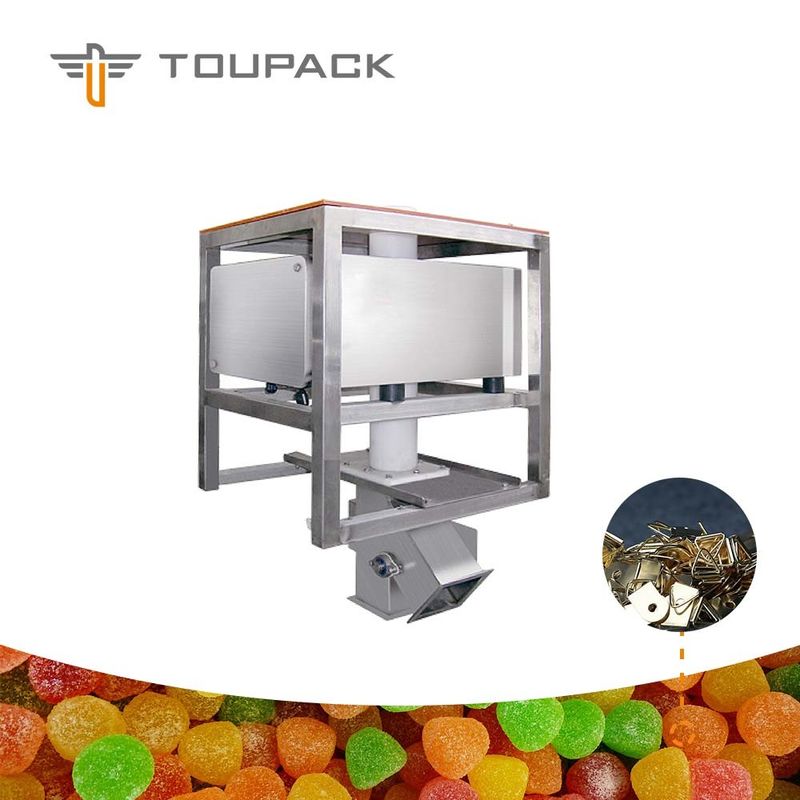 Máy dò kim loại không trọng lực Ống 75mm Ống 3 tấn / H cho bột khô