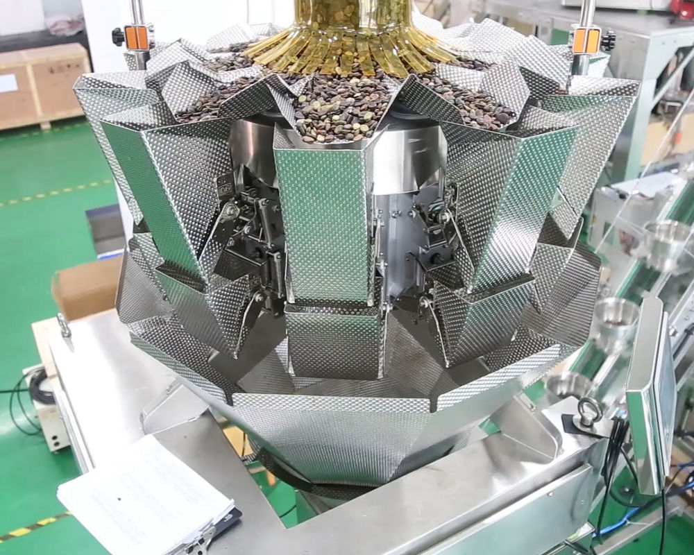 10 phễu Máy cân tuyến tính 0,5L 1,2L cho vật liệu lưới nhỏ như đường muối
