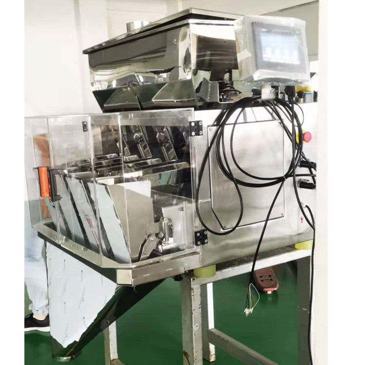 Máy đóng gói cân tuyến tính 4 đầu 3L cho hạt đường muối hạt gạo