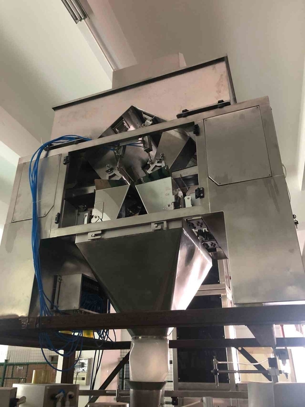 Máy cân tuyến tính bốn đầu tự động SUS304 35BMP cho sản phẩm nặng 10000g