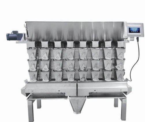 Cân kết hợp 8 đầu cho sản phẩm thịt nấu chín tươi 30 túi / phút