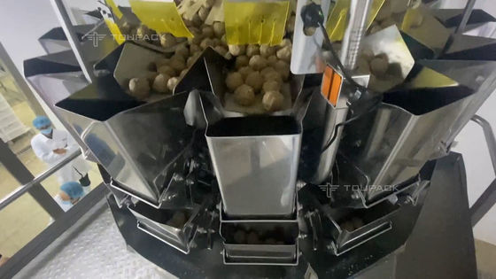 Thực phẩm đông lạnh Samosa Thịt viên Máy đóng gói bánh bao Siomai 40BPM 2.0kW / Unit