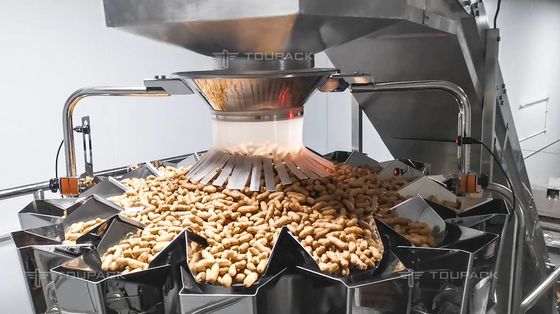 Máy đóng gói đứng lên túi có trọng lượng đứng 2,5kg Máy đóng gói hạt điều đậu phộng