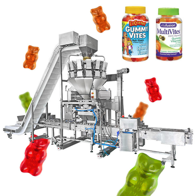 Máy chiết rót kẹo dẻo Bear Gummy tự động Máy đếm và chiết rót đường