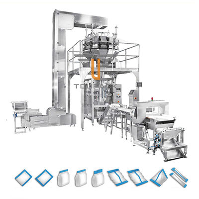 Máy đóng gói kẹo tốc độ cao với độ dày màng 0,04-0,08mm Công suất 100g-5000g