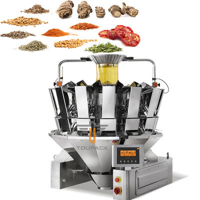 Bột gia vị bùn gia vị 14 đầu Máy đóng gói cân máy đóng gói niêm phong dọc