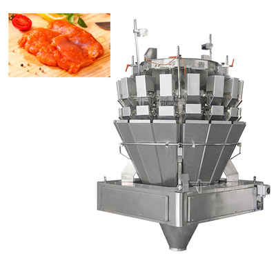 Gà tươi Chicken Sheep thịt lợn thịt bò Multihead Weigher 14 đầu Máy nạp thịt vít