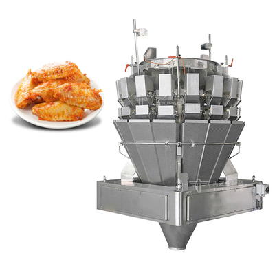 Tự động Vòng ăn kết hợp cân điền thực phẩm dính thịt ướp cánh gà đa đầu cân