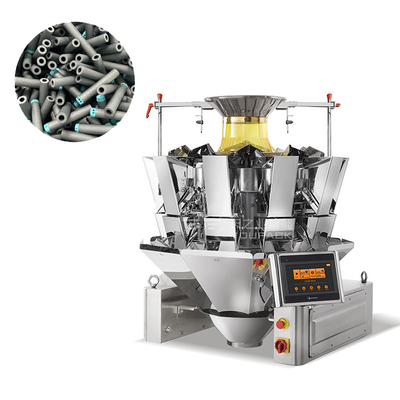 Máy đóng gói nhựa và phần cứng tự động với 14 10 đầu Multihead Weigher