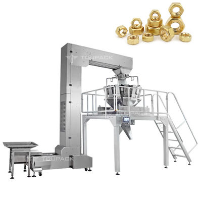 Thép không gỉ 304 Máy đóng gói tự động Vibration Bowl Hex Nut Screw Filling Machine