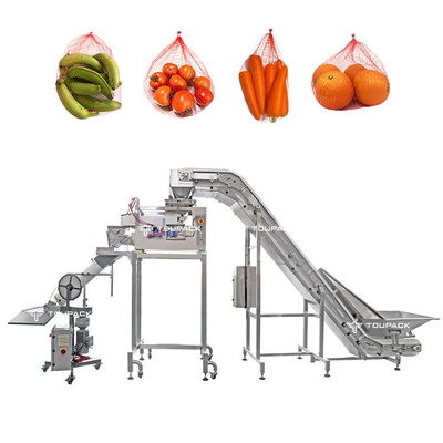 TOUPACK Mesh Bag Fruit Packaging Machine / Máy đóng gói túi xách trái cây cam bán tự động