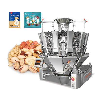 Tự động hạt cà phê hạt hạt Granule đứng lên túi tiền làm túi Doypack điền nhiều đầu cân bao bì máy