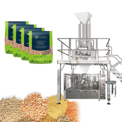 Máy nạp hạt hạt tự động 1kg 2kg 5kg Máy đóng gói cân tuyến tính