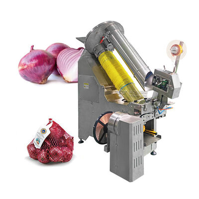 Hệ thống đóng gói túi lưới 0,5kg-5kg tự động có cắt và dán nhãn