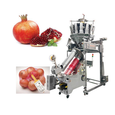 Máy đóng gói cân đa đầu điều khiển MCU cho Hành tỏi Gừng Lưới thông minh
