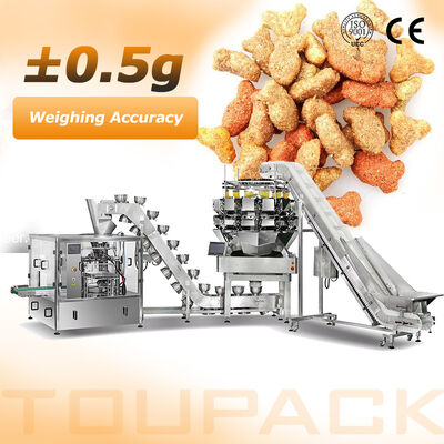Máy đóng gói túi tự động tốc độ cao Chips popcorn bánh quy Doypack Lấp đầy Thiết bị niêm phong đồ ăn nhẹ
