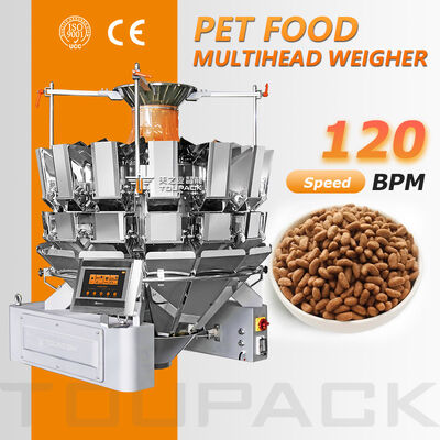 Máy cân và đóng gói thức ăn cho thú cưng tự động | Nhà sản xuất cân định lượng nhiều đầu