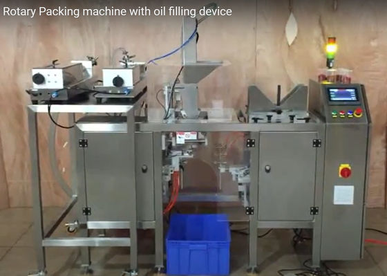 Máy chiết rót và đóng gói tự động 0,5L 60WPM, Máy đóng gói túi