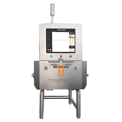 Màn hình cảm ứng 7 ”Máy dò kim loại vành đai X Ray 300mm cho hải sản