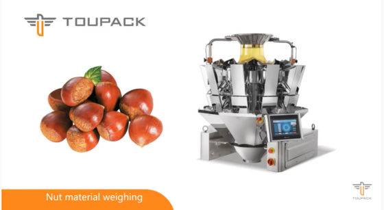 Điều khiển máy tính PLC Máy đóng gói hạt 80WPM 2.5L 14 đầu